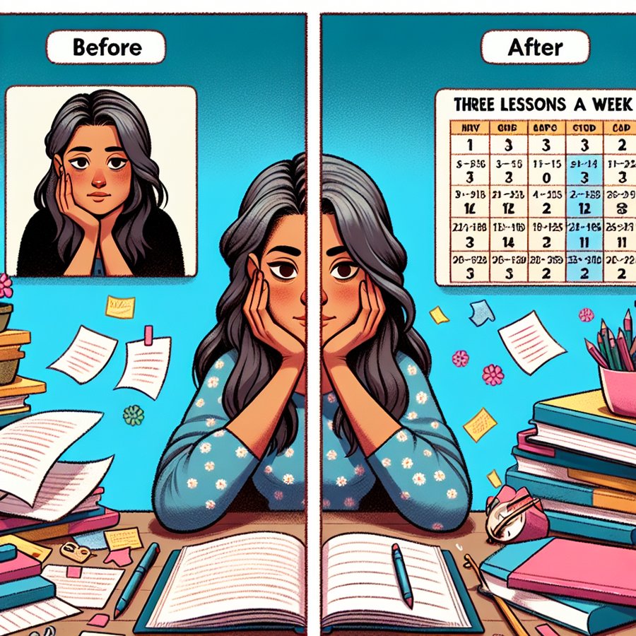 How Just 3 Lessons a Week Made the Difference