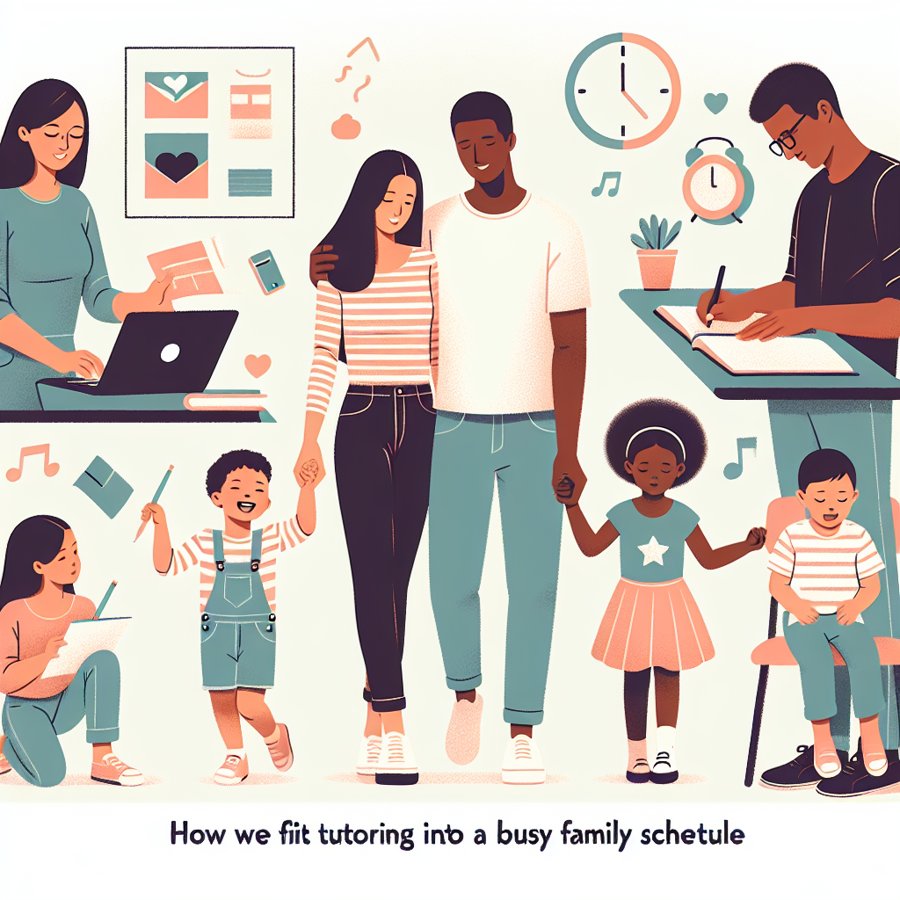 How We Fit Tutoring into a Busy Family Schedule